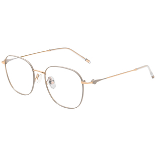 超轻纯钛近视眼镜框女款可配有度数小脸专用多边形小框配眼睛框架