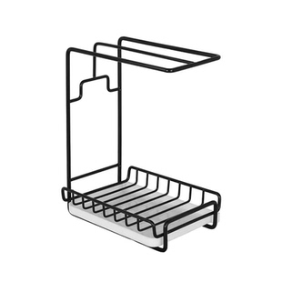 抹布架厨房沥水架免打孔台面壁挂毛巾厨房用品收纳架置物架子水槽