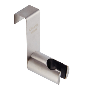 304不锈钢免打孔马桶喷枪挂座妇洗器喷头底座莲蓬头支架花洒座子