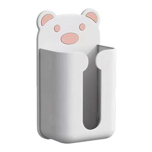 纸巾盒免打孔壁挂式卡通抽纸盒放洗脸巾收纳盒厕所挂墙厨房悬挂盒