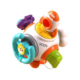 婴儿忙碌球蒙氏早教益智1一2岁-3宝宝六面体魔方动动乐开关盒玩具