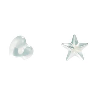 树脂耳钉养耳洞透明隐形耳棒耳骨钉耳堵硅胶学生防堵耳针免摘耳饰