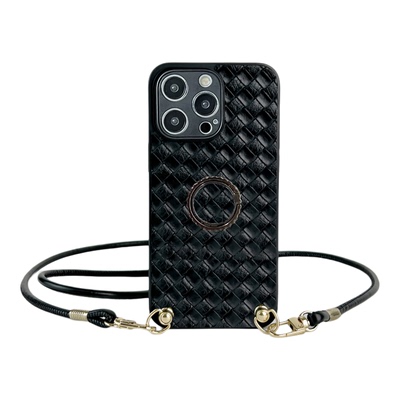 坎宁安适用于iphone17ProMax手机壳15pro旋转支架15斜跨7/8P带挂绳ip16e折叠11新款XR小众11pro女全包防摔