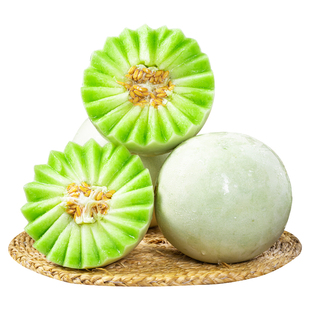 玉菇甜瓜冰淇淋新鲜水果整箱包邮应季现摘先发头茬甜瓜脆甜白瓜