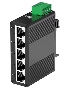 YG工业级交换机百兆千兆5口8口DIN导轨式工业交换机以太网集线器