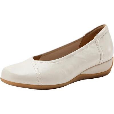 Bata浅口单鞋女2026春季新款优雅简约软底羊皮一脚蹬单鞋APZ31AQ6