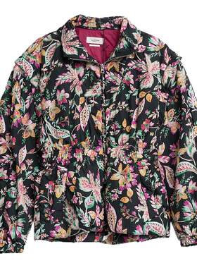 Isabel Marant Etoile 女士碎花收腰棉夹克银泰百货精品 301596