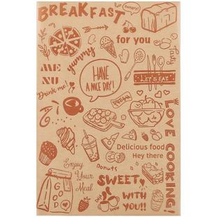 厨房烘焙纸吸油纸空气炸锅专用纸卷大号食物专用烤箱烘烤硅油纸托