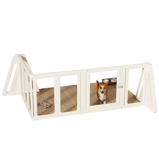 宠物围栏新型透明门栏狗狗栅栏阳台厨房隔离拦挡板室内狗护栏笼子