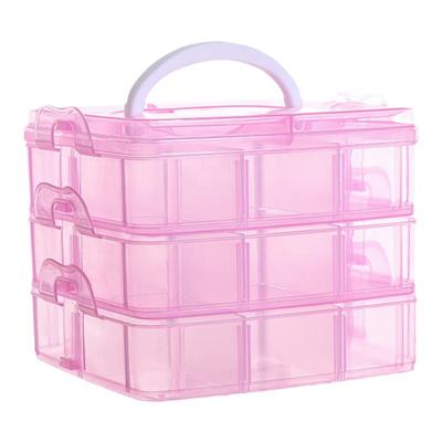 首饰收纳盒大容量整理盒项链戒指耳钉耳环收纳盒首饰盒装饰品盒子