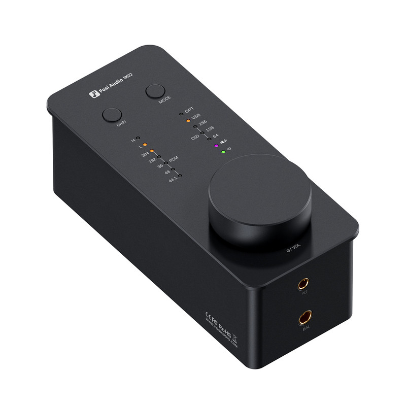 FosiAudio弗西 SK02 台式解码耳放发烧级HiFi便携式USB音频解码器