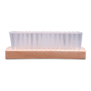 干洗店羽绒服刷板刷木质尼龙长毛软刷木柄刷纯木刷子洗衣店清洁刷