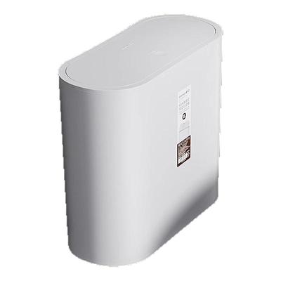 茶花卫生间垃圾桶壁挂式夹缝纸篓