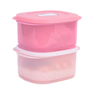 特百惠800ml微波层叠小方盒