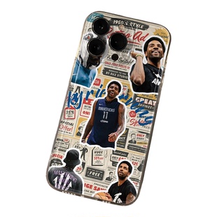 OPPOFINDX9个性iPhone12苹果13创意小米17透明软14ProMax小众16e适用15PLUS手机壳篮球库里欧文VIVOIQOONEO11
