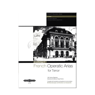 法国歌剧咏叹调 男高音和钢琴 彼得斯原版乐谱书  French Operatic Arias for Tenor 19th Century Repertoire EP7554