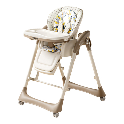 巴布豆宝宝餐椅摇椅二合一电动多功能餐椅防侧翻婴儿摇摇椅吃饭椅