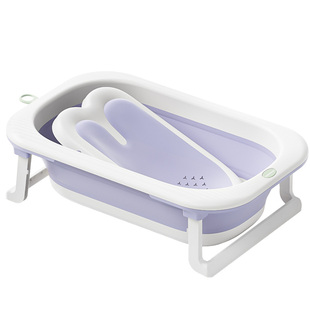 世纪宝贝宝宝洗澡盆儿童泡澡桶新生婴幼儿大号可坐折叠浴盆0-3岁