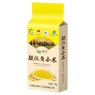赤川敖汉黄小米内蒙古赤峰黄小米五谷杂粮小米粥当季新米粟米