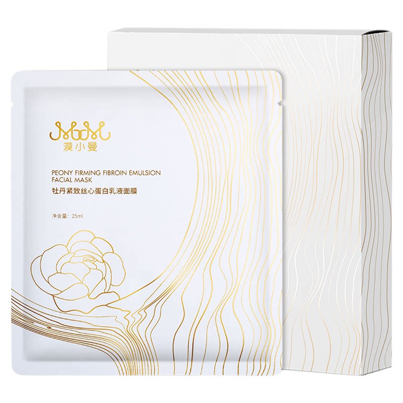 漠小曼牡丹紧致丝心蛋白乳液面膜