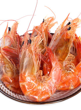 500g中号特大海鲜零食碳烤虾干