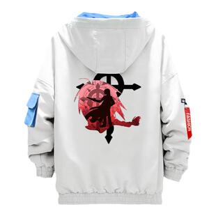 钢之炼金术师钢炼等价交换爱德华动漫连帽夹克衫薄款男女加棉外套