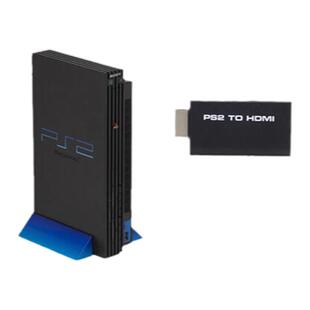ps2转hdmi转换器AV色差转HDMI高清线1080P带音频视频HDMI 索尼PS2