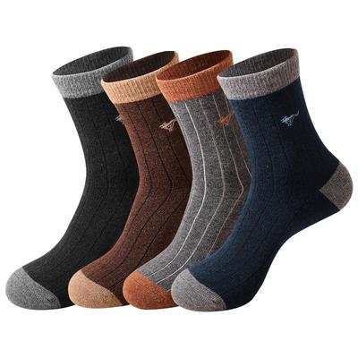 七匹狼羊毛袜子男士保暖加厚防寒