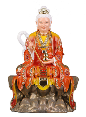 骊山老母供奉摆件佛像无声