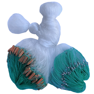 进口柔丝加密网三层渔网小套加重沉网丝网粘网小鱼网鲫鱼网捕鱼网