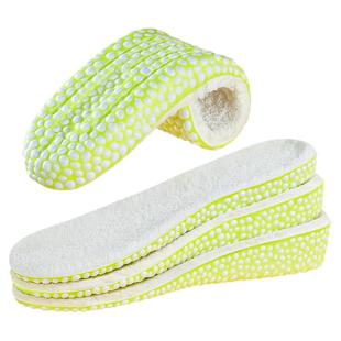 2双 冬季雪地靴零下专用保暖内增高鞋垫加绒防寒发热毛绒马丁靴棉