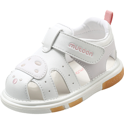 牧童婴儿步前凉鞋宝宝蘑菇叫叫鞋