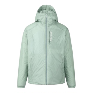 代购SALOMON萨洛蒙男士羽绒服保暖轻量透气保暖外套连帽长袖