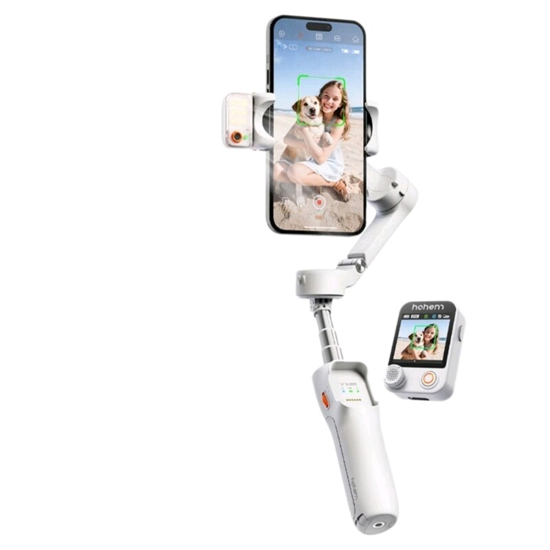 浩瀚V3Ultre云台稳定器360度AI跟追踪三轴防抖手机拍摄直播自拍杆