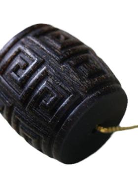 DJY女士沉香回纹项链吊坠