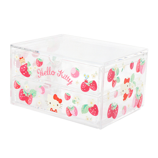 miniso名创优品三丽鸥玉桂狗多格收纳盒桌面整理酷洛米抽屉储物盒