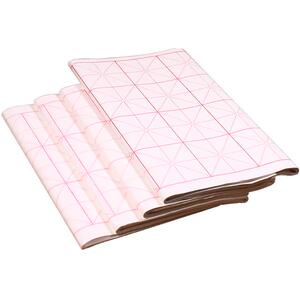 成竹堂宣纸米字格批发半生半熟毛边纸毛笔字书法练习纸初学者入门