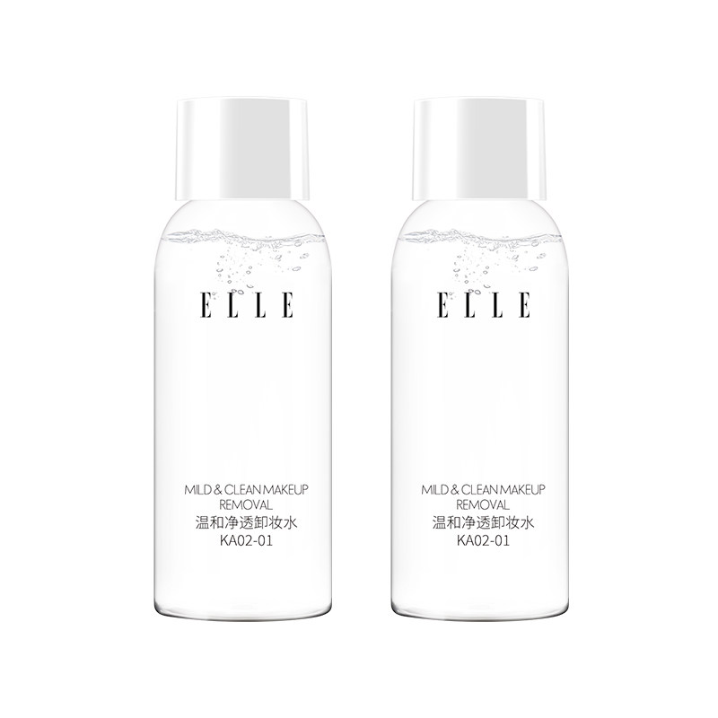 ELLE温和净透卸妆水30ml*2瓶装
