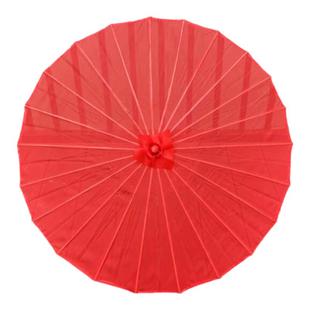 舞蹈伞古典演出道具伞纯色无花绸布伞旗袍走秀跳舞伞装饰吊顶花伞