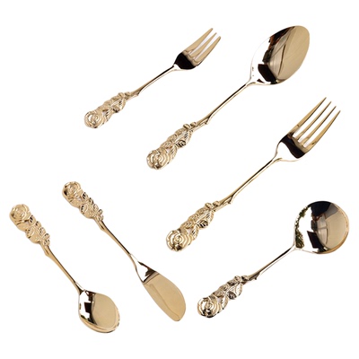 现货日本制高桑金属点心叉咖啡勺