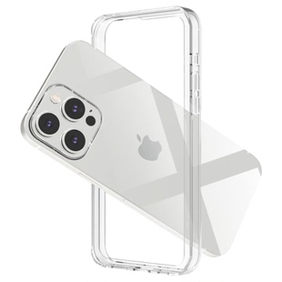 镂空散热适用iPhone16ProMax边框壳轻薄17Air新款15透气14Plus苹果13透明简约12防摔Mini防摔软游戏直播磁吸e