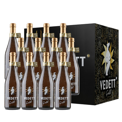 比利时原瓶进口VEDETT白熊白啤酒超金啤酒精酿白啤酒750ml整箱装