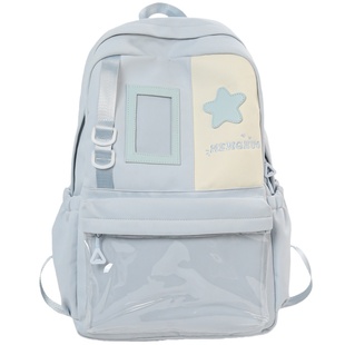 ins小众不撞款书包初中生女高中生2026尼龙痛包双肩包韩系背包男