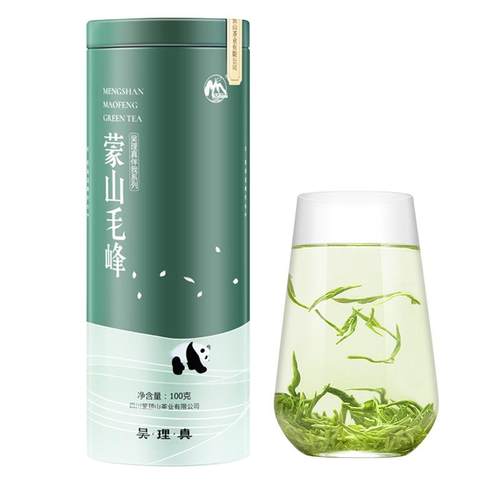 2025年新茶春茶蒙顶山茶明前特级蒙山毛峰100g铁罐