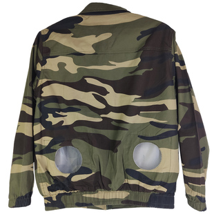 空调服单件上衣不含配件降温风扇衫男女工地纯棉劳保工作衣服