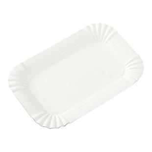 一次性白色圆形纸盘幼儿园蛋糕盘子加厚骨碟儿童画画碟子烧烤餐盘