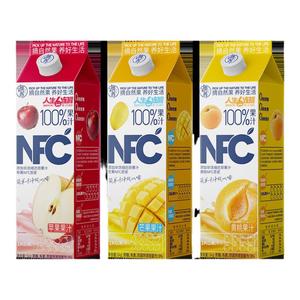 摘养100%NFC纯苹果芒果黄桃葡萄果汁饮料整箱鲜榨原浆1kg组合装