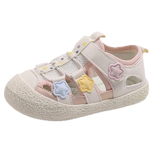 女童夏季包头运动凉鞋2026新款女宝宝软底公主鞋儿童韩版休闲鞋潮