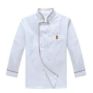 厨师服夏季长短袖工作服酒店食堂食品厂透气白色工作服装