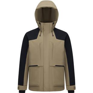 波司登冬季男短款工装风户外百搭简约时尚休闲连帽厚羽绒服外套